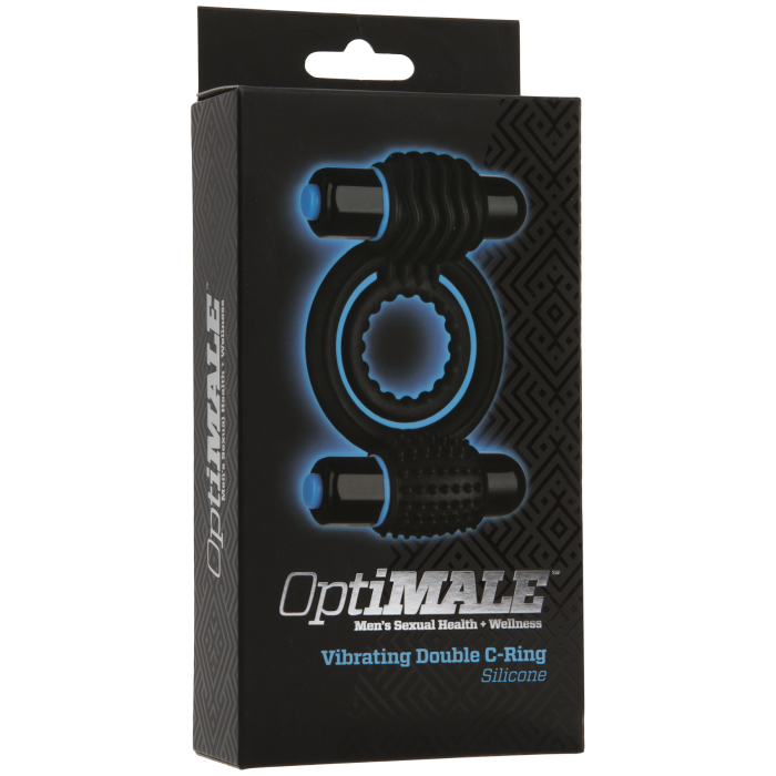 doc-johnson-optimale-double-c-ring-anneau-vibrant-noir-10-vibrations image 2