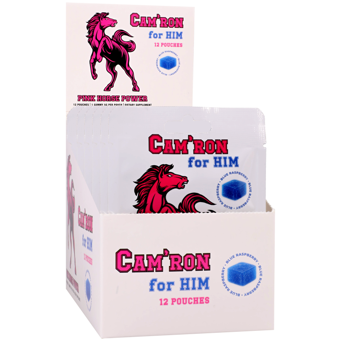 cam-ron-for-him-pink-horse-power-gummy-framboise-bleue image 5