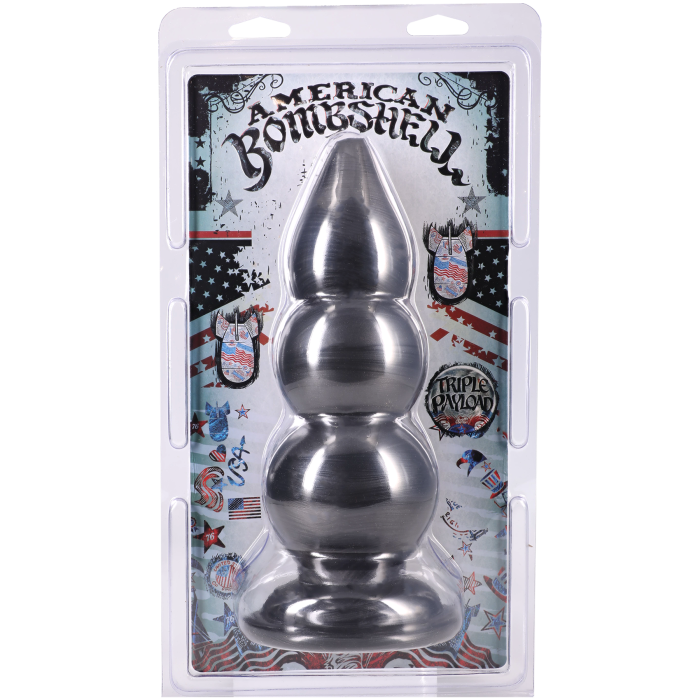 doc-johnson-american-bombshell-triple-payload-plug-anal-gun-metal image 3