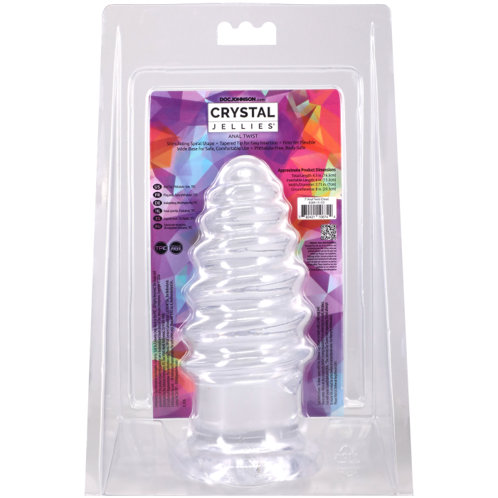 doc-johnson-crystal-jellies-anal-twist-plug-anal-18-cm image 4