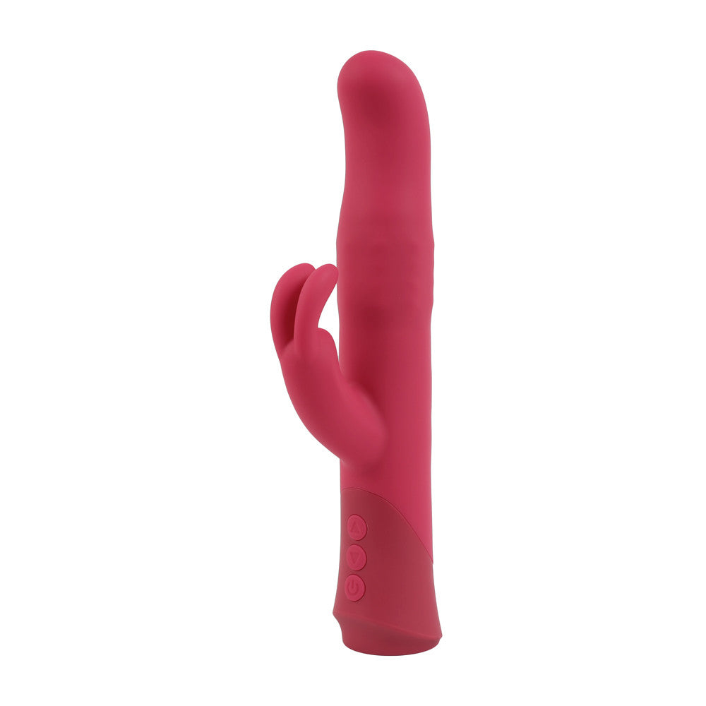 be-happy-volcanique-vibromasseur-rabbit-rotatif-orange-billes image 4