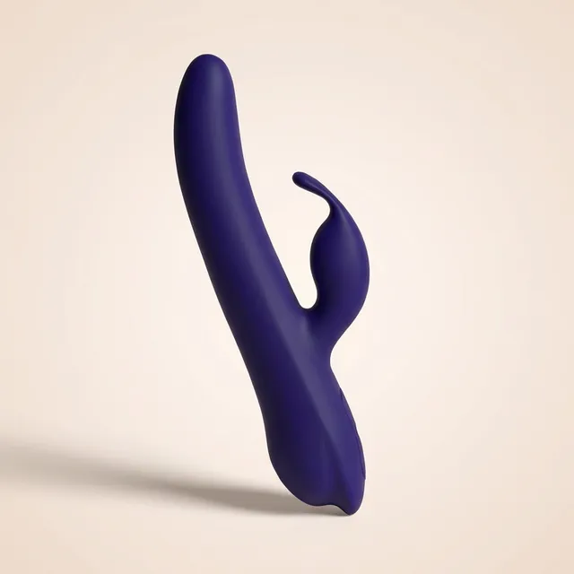 be-happy-rep-re-rabbit-vibrant-bleu-double-stimulation-silicone image 1
