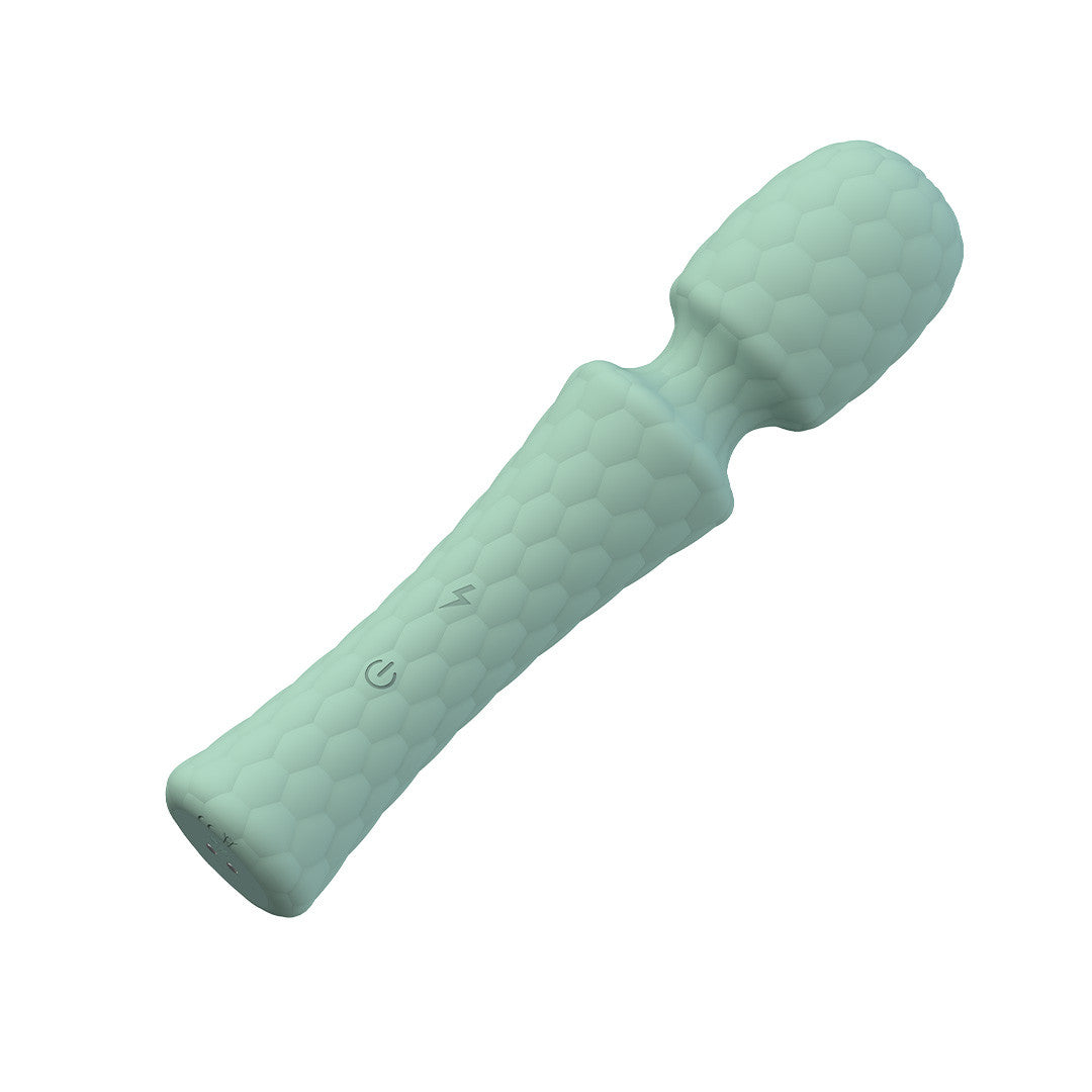 be-happy-stormy-wand-clitoridien-vibrant-vert-puissant image 3