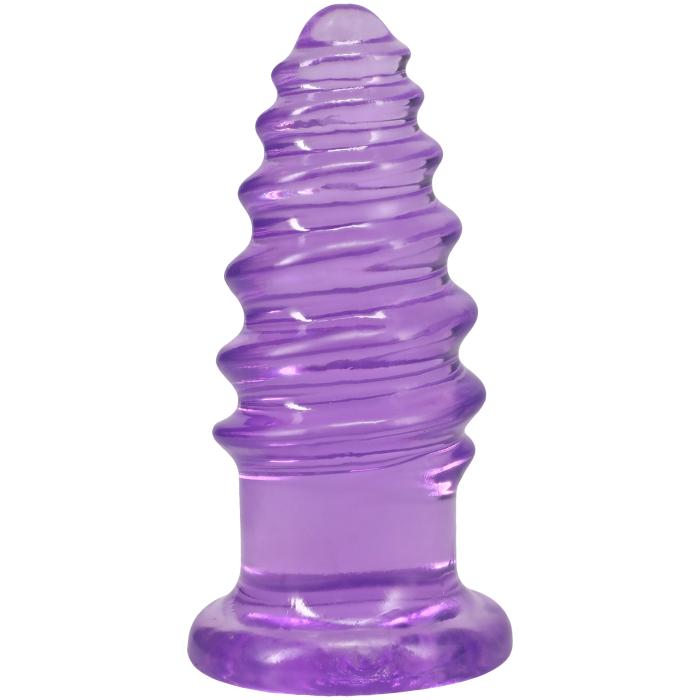 doc-johnson-crystal-jellies-anal-twist-plug-anal-transparent image 8