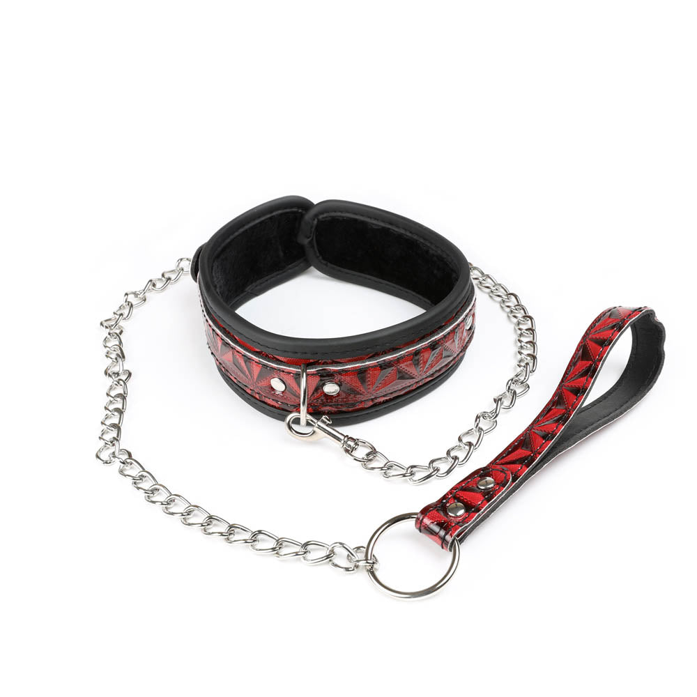 be-happy-imp-rieux-set-attache-similicuir-noir-rouge image 8