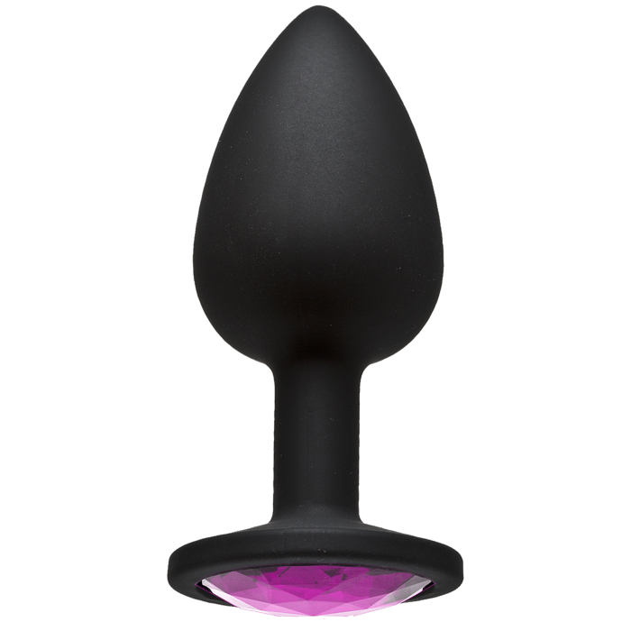 doc-johnson-booty-bling-plug-anal-bijou-rose-silicone-small image 1