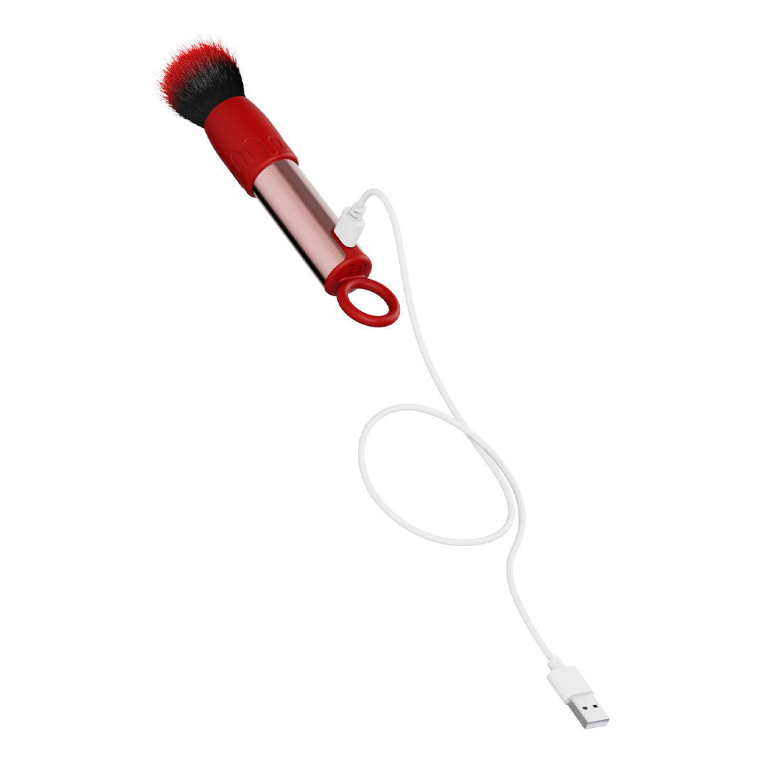 be-happy-sextoy-clitoridien-stimulateur-pinceau-crush-rouge image 4