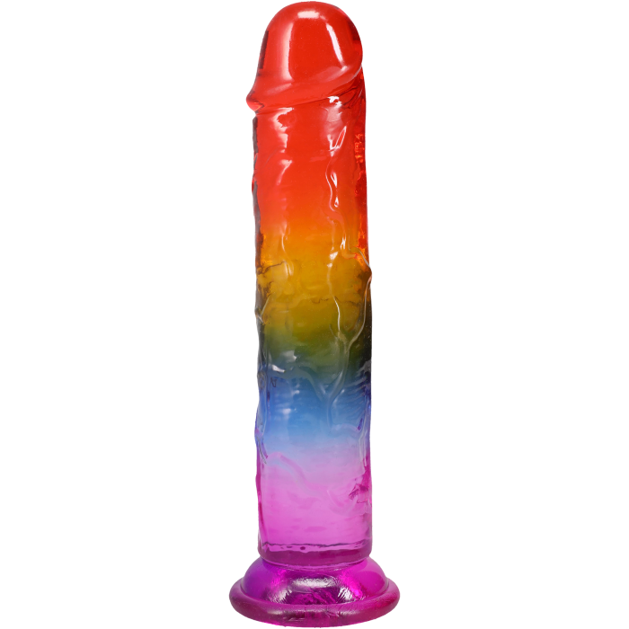 doc-johnson-crystal-jellies-dong-gode-rainbow-21-5-cm image 1