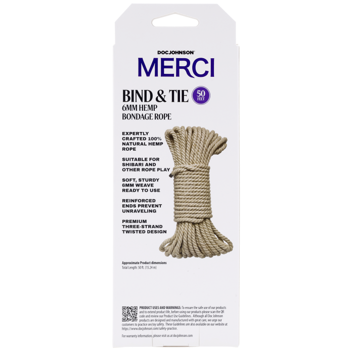 doc-johnson-merci-bind-tie-corde-bondage-chanvre-15-m image 3