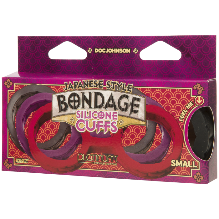 doc-johnson-japanese-bondage-menottes-silicone-noires-s image 3