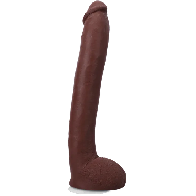 doc-johnson-signature-cocks-hollywood-cash-gode-28-cm-chocolat-ventouse image 1