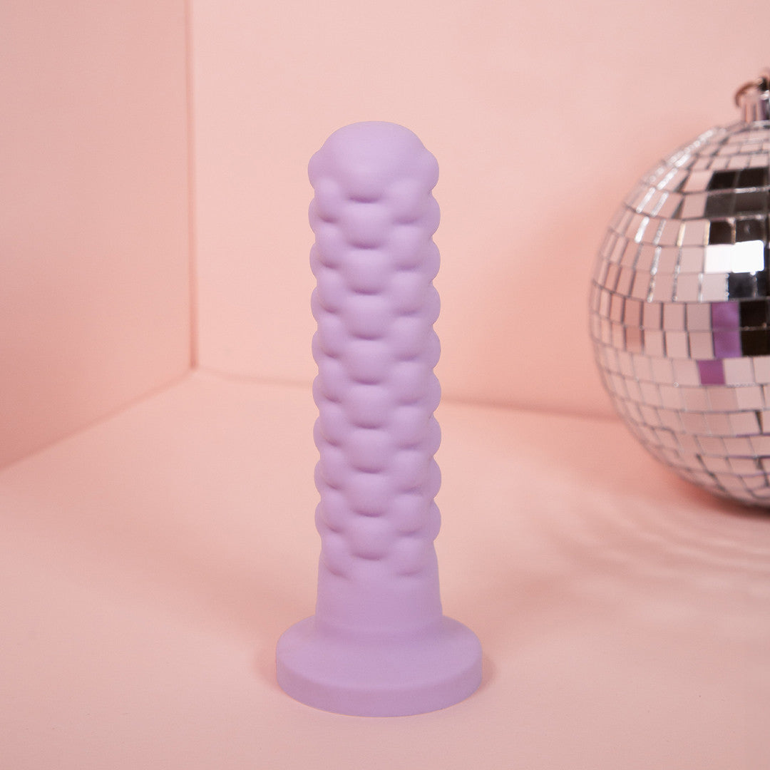 be-happy-douceur-gode-ventouse-violet-flexible-confortable image 1