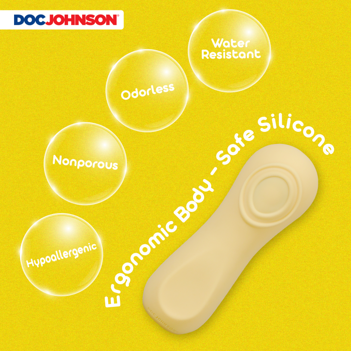 doc-johnson-ritual-sol-vibromasseur-pulsant-jaune image 2