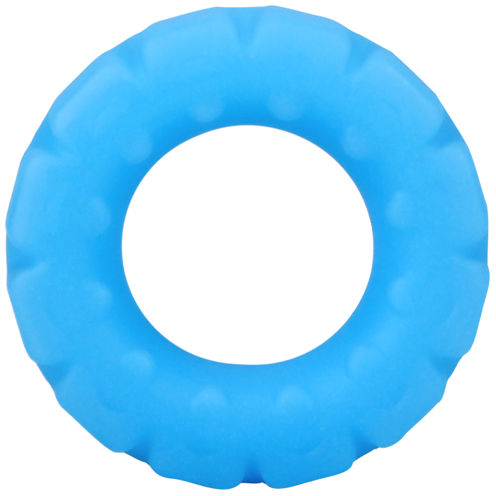 doc-johnson-rock-solid-the-tire-anneau-p-nien-bleu-phosphorescent image 1