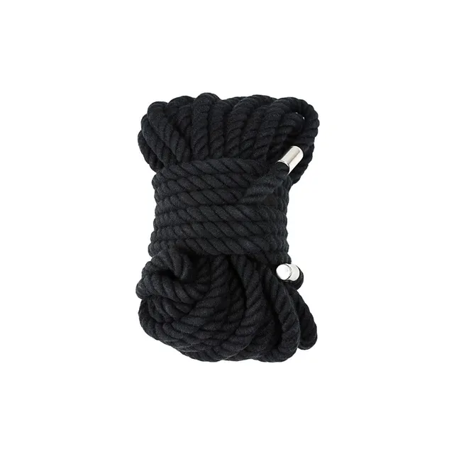 be-happy-domination-soft-corde-bondage-coton-noir-10m image 1