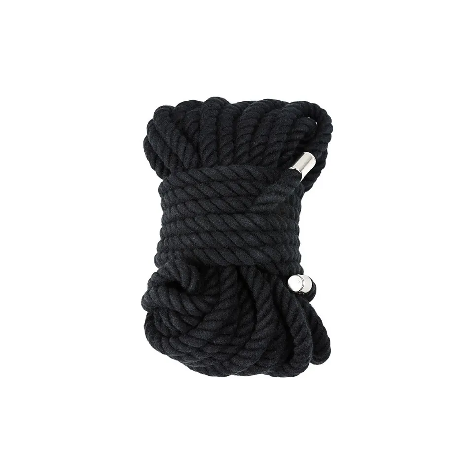 be-happy-domination-soft-corde-bondage-coton-noir-10m image 1