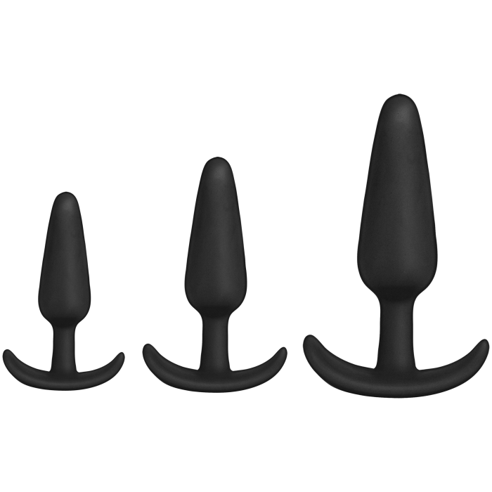 doc-johnson-merci-tush-trainer-kit-3-plugs-silicone-noir image 1
