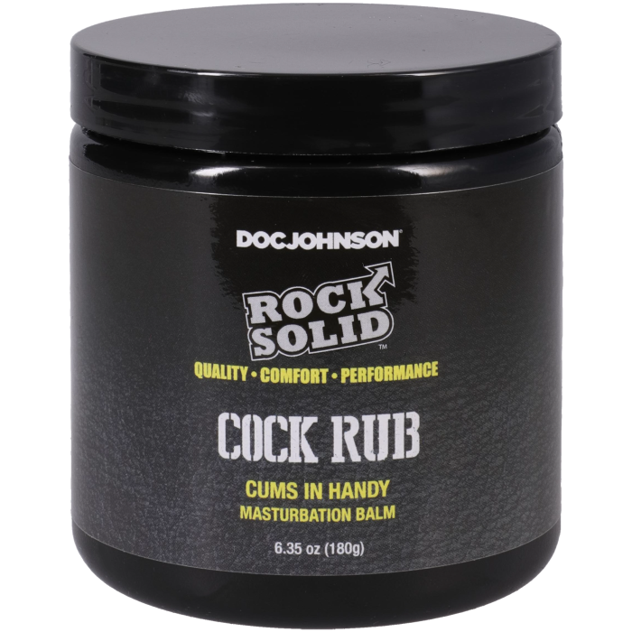 doc-johnson-rock-solid-cock-rub-cr-me-masturbation-180-g image 1