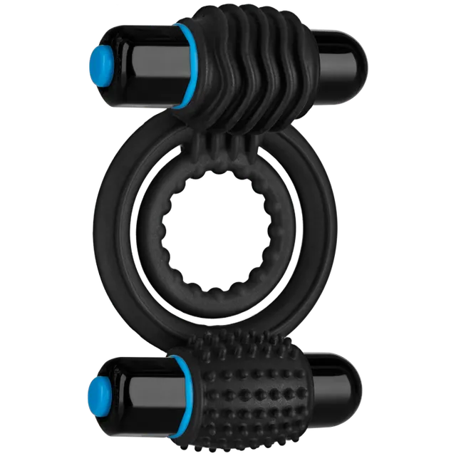doc-johnson-optimale-double-c-ring-anneau-vibrant-noir-10-vibrations image 1