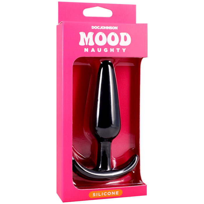 doc-johnson-mood-naughty-1-plug-anal-silicone-noir-large image 2
