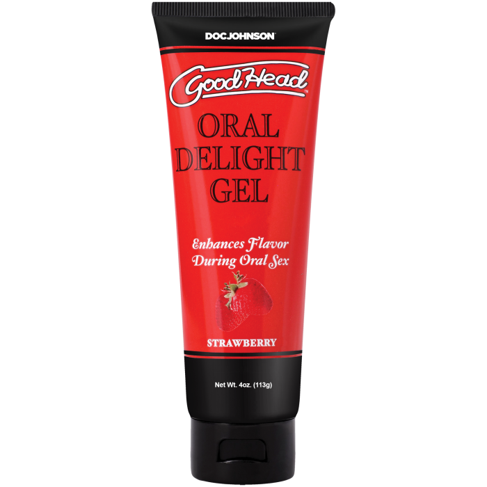 doc-johnson-goodhead-oral-delight-gel-fraise-113-g image 1