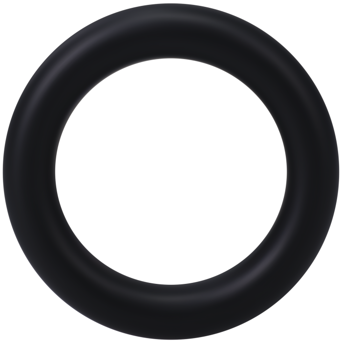 doc-johnson-rock-solid-gasket-anneau-silicone-m-noir image 1