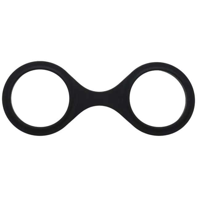 doc-johnson-merci-play-cuffs-menottes-silicone-noir image 1