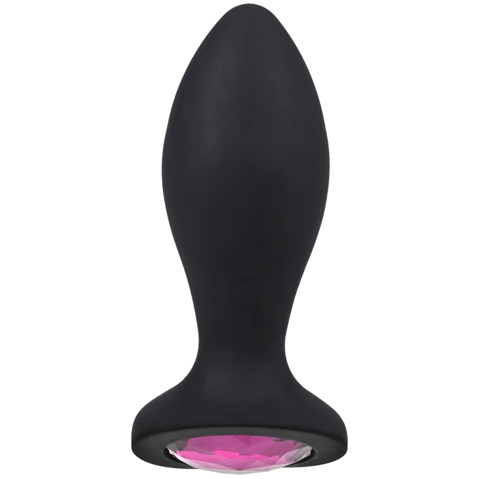 doc-johnson-booty-bling-plug-anal-vibrant-silicone-rose-7-cm image 1