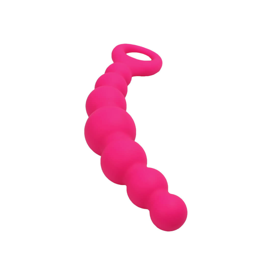 be-happy-chaine-anale-plaisir-sextoy-noir-rose-silicone image 8