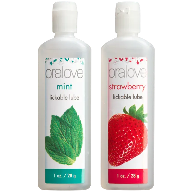 doc-johnson-oralove-duo-lubrifiant-fraise-menthe-2x29-ml image 1