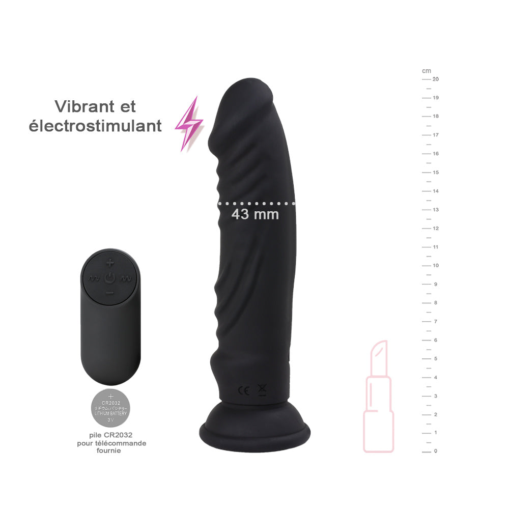 be-happy-godes-foudre-vibromasseur-t-l-command-noir-lectro image 2