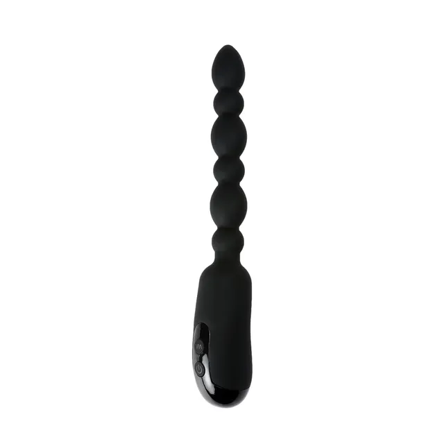 be-happy-jubilation-cha-ne-anale-vibrante-noire-15-5-cm image 1