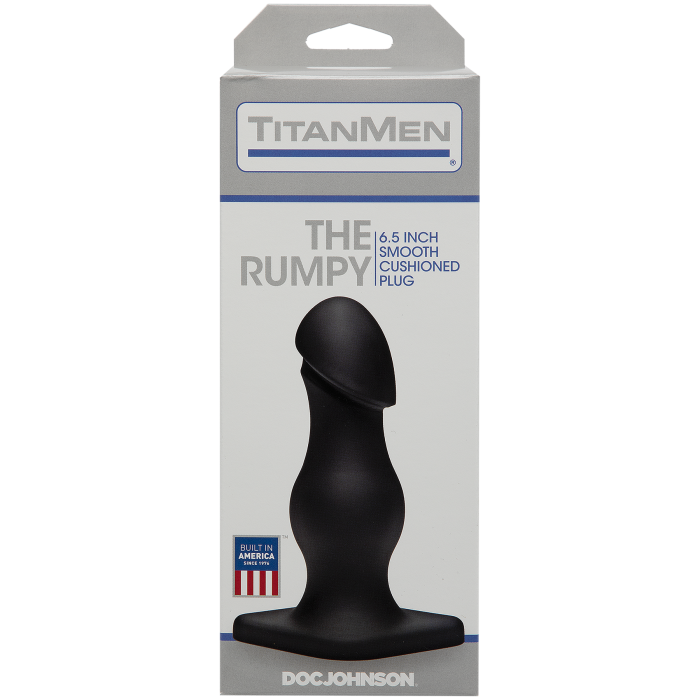 doc-johnson-titanmen-the-rumpy-plug-anal-noir-pvc image 4