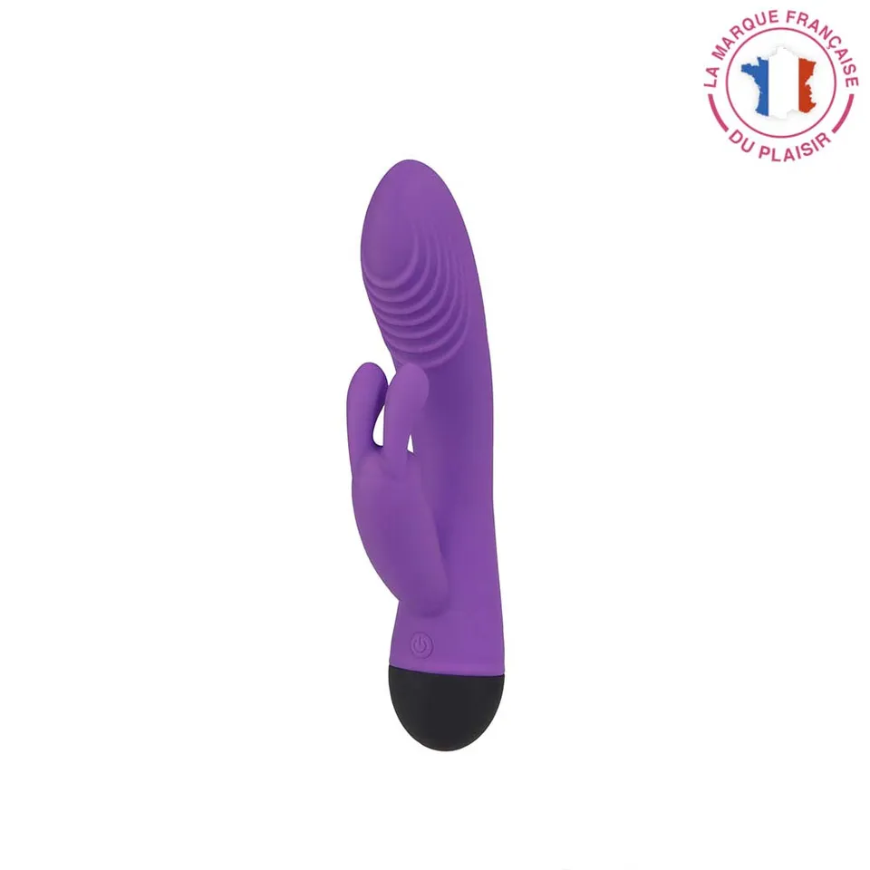 be-happy-cocasse-vibromasseur-rabbit-violet-point-g image 1
