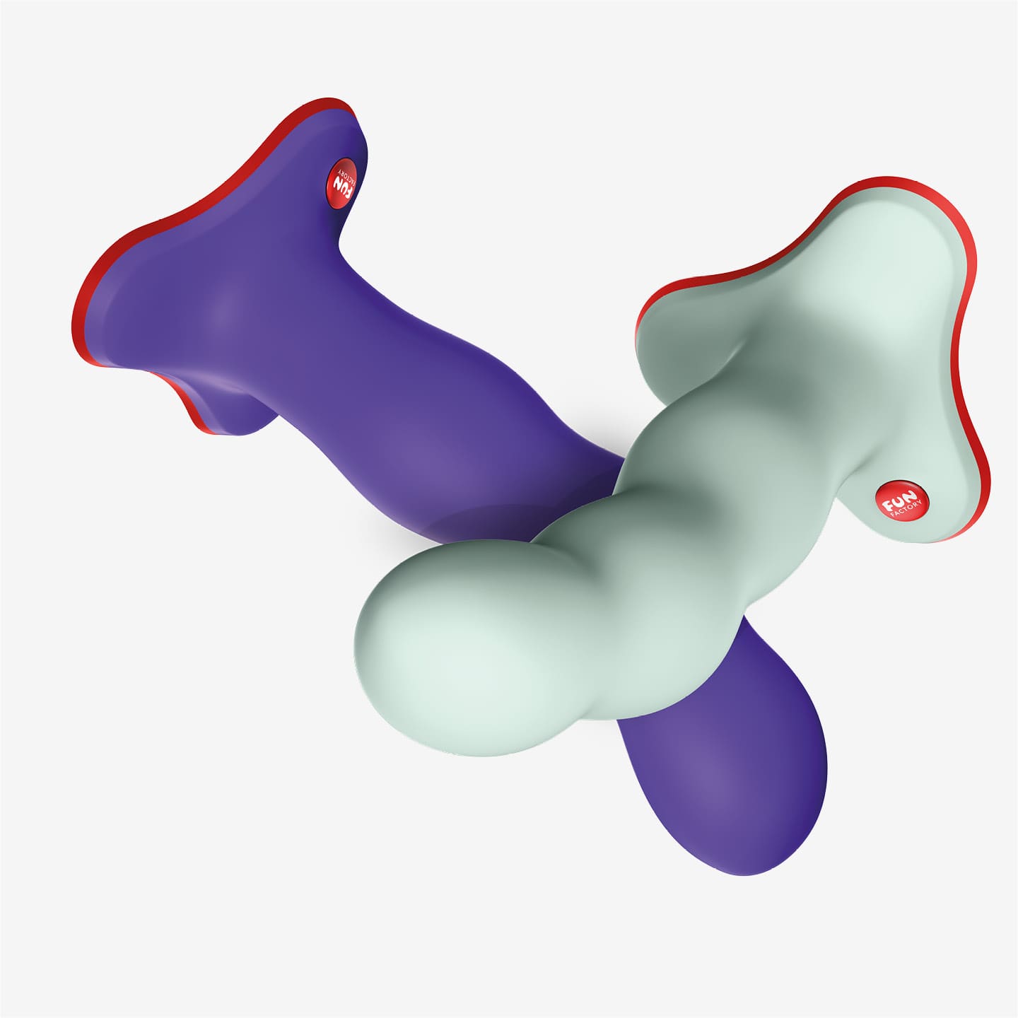 fun-factory-bouncer-gode-ventouse-harnais-violet-sans-vibration image 4