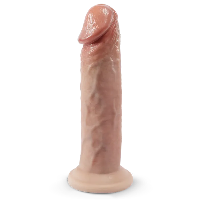 silex-d-model-2-gode-r-aliste-silicone-15-cm-vanille image 1