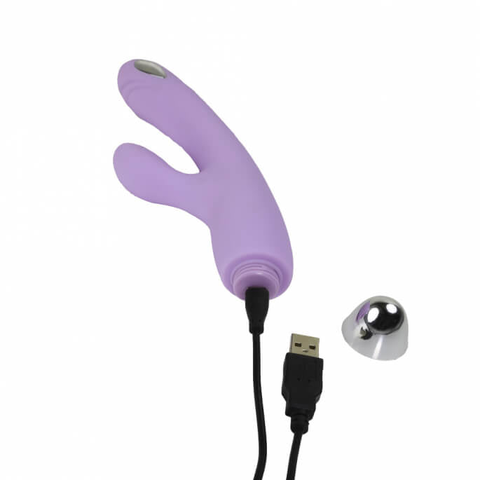 be-happy-clair-vibromasseur-rabbit-violet-lectrostimulation image 5