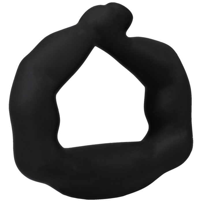 titanmen-muscle-bound-anneau-p-nien-silicone-noir-32-mm image 1