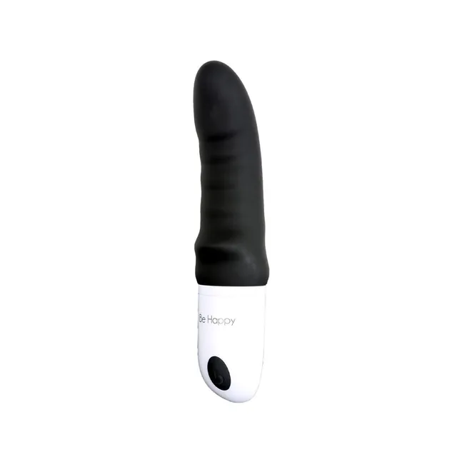 be-happy-ph-nom-nal-vibromasseur-point-g-silicone-noir-stri image 1