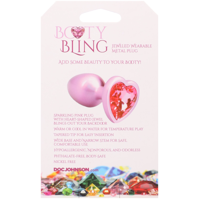 doc-johnson-booty-bling-plug-anal-m-tal-petit-c-ur-rose image 5