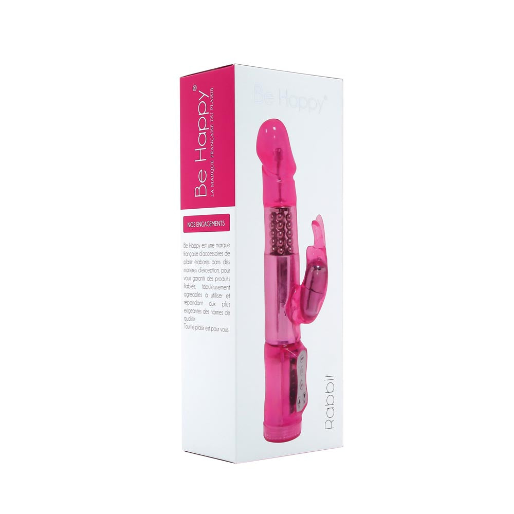 be-happy-petit-rabbit-vibromasseur-rose-rotation-billes image 5