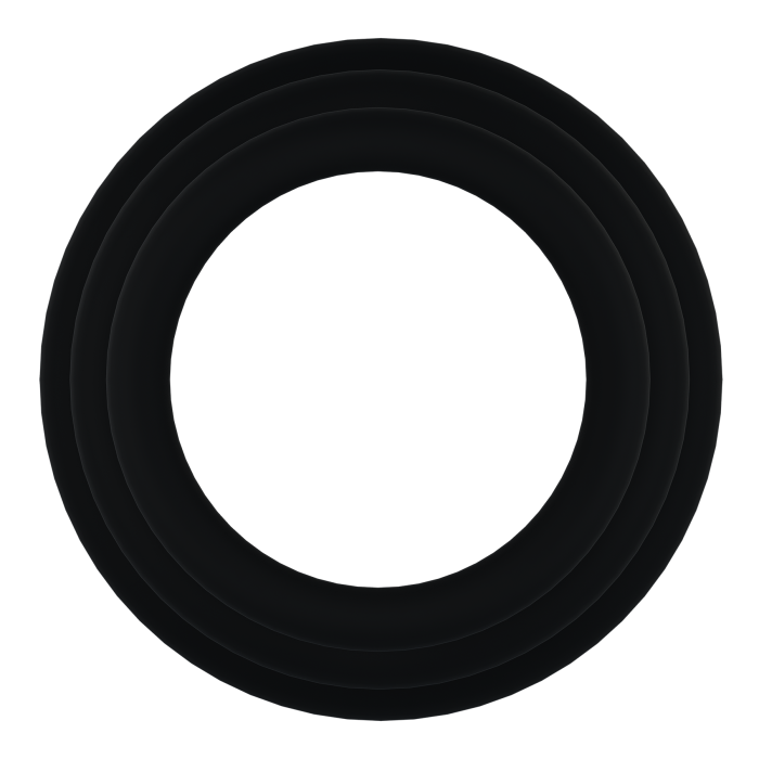 doc-johnson-rock-solid-gasket-lot-3-anneaux-p-niens-silicone-noir image 1