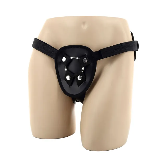 be-happy-luxure-harnais-sangles-gode-ceinture-noir image 1