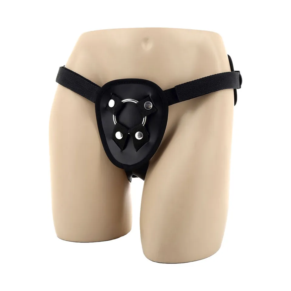 be-happy-luxure-harnais-sangles-gode-ceinture-noir image 1