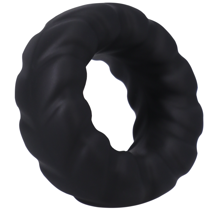 doc-johnson-rock-solid-fat-tire-anneau-p-nien-noir-silicone image 2