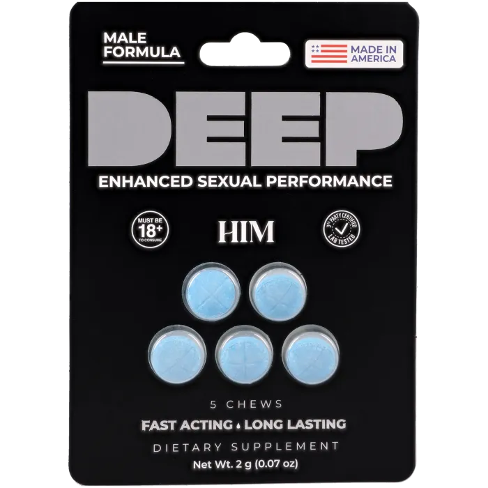 doc-johnson-deep-him-5-chews-comprim-s-blue-razz-homme image 1