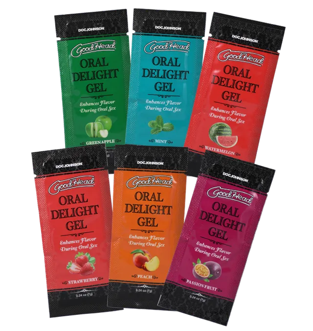 doc-johnson-goodhead-gel-delight-oral-6-parfums-fruits image 1