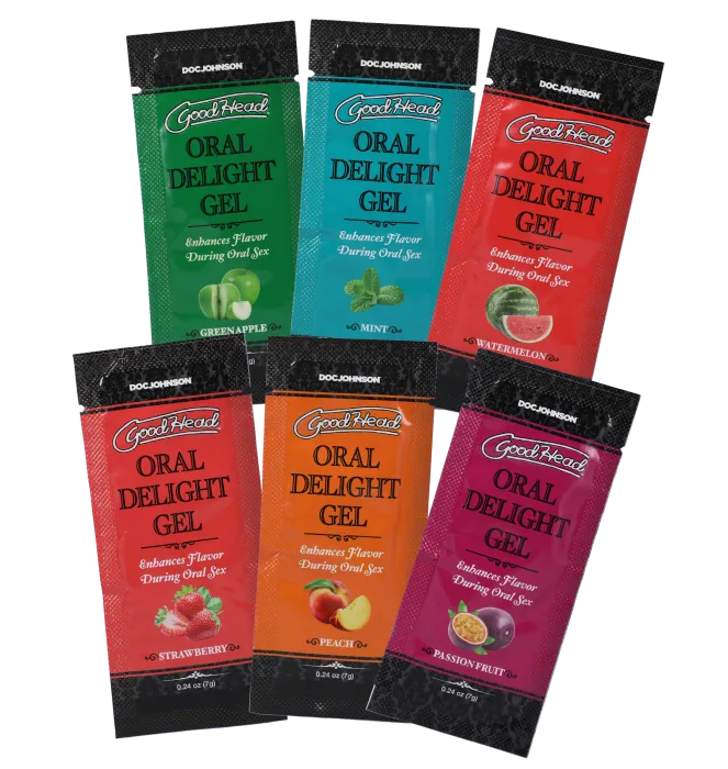 doc-johnson-goodhead-gel-delight-oral-6-parfums-fruits image 1