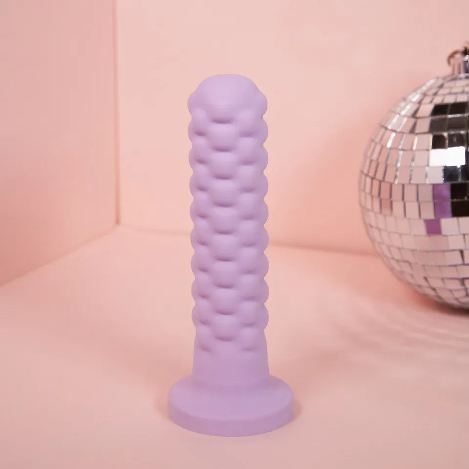 be-happy-douceur-gode-ventouse-violet-flexible-confortable image 1