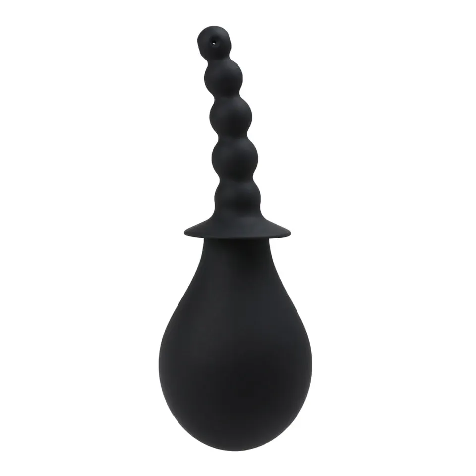 be-happy-sextoy-anal-grande-poire-de-lavement-anal-ondul-e-noire image 1